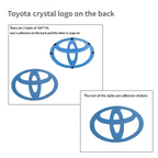 For Toyota RAV4 Camry Corolla Levin Yaris Reiz Vios Highlander CHR prius aygo hrv ABS Car front grille trunk suitcase Logo