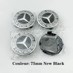 Car silver Red 4pcs 75mm Wheel Center Hub Caps 4Pcs For Mercedes Benz AMG A0004000900 W212 W205 W204 W211 W213 Accessories