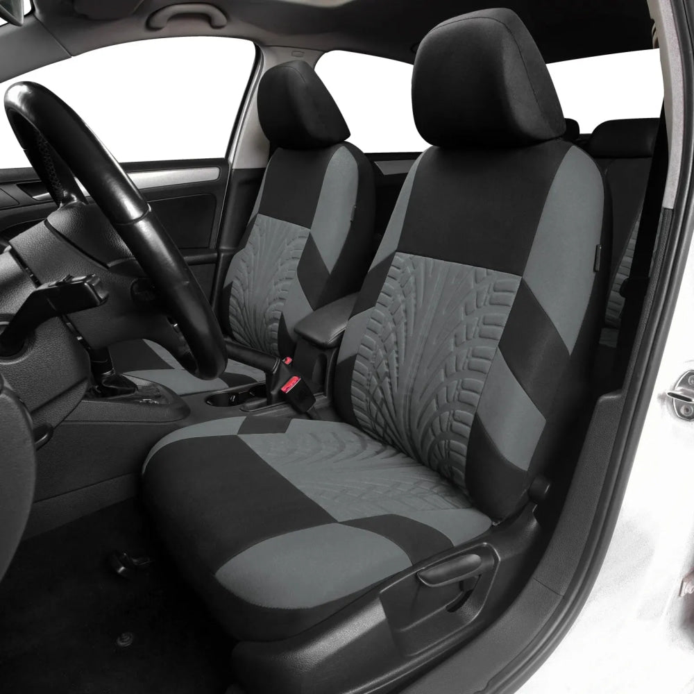 Fundas para asientos de coche, juego completo de banco trasero dividido delantero para coche, tela Universal, SUV, sedán, furgoneta, cubiertas interiores automotrices