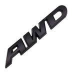 3D Metal Car Letters AWD Logo Emblem Sticker Fender Trunk Badge Accessories For Honda Civic CRV Subaru Mazda Toyota RAV4 Kia