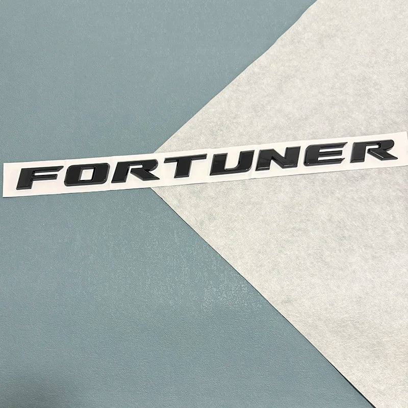 Car stickers Car Front Head Hood 3d Emblem Nameplate for TOYOTA FORTUNER Letters Badge Modified Decal Glue Sticker Accessories