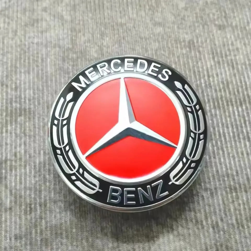 4PCS 75mm Metal Emblem Car Wheel Center Hub Cap Cover Badge For Mercedes Benz AMG GLK GLE GLC W203 W206 W220 W205 W211 W212 201
