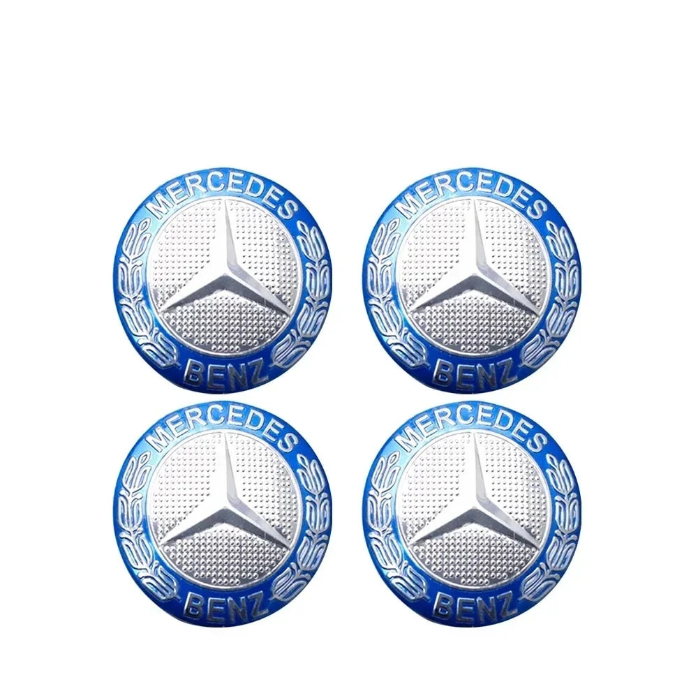 56/60/65mm Car Wheel Center Cover Hub Cap Resin Badge Emblem sticker Decal styling auto Accessories Mercedes Benz AMG  C260 C300