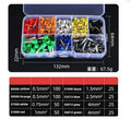 400 Uds Kit de terminales de engarzado conector de cable terminador de engarzado Termina aislado prensado en frío E0508 7508 1008 1510 2512 4012