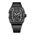 Pagani Designs-reloj automático de acero inoxidable para hombre, cronógrafo mecánico con esfera de grafiti Richard, complemento masculino de buceo