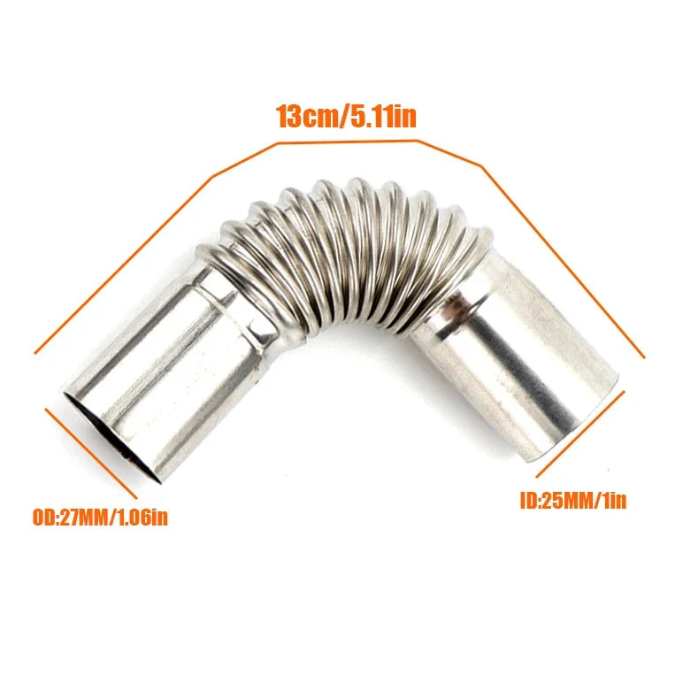 24mm 25mm 25mm&26mm Exhaust Pipe Tube Elbow Connector For Diesel Heater Car Camper Caravan Truck
