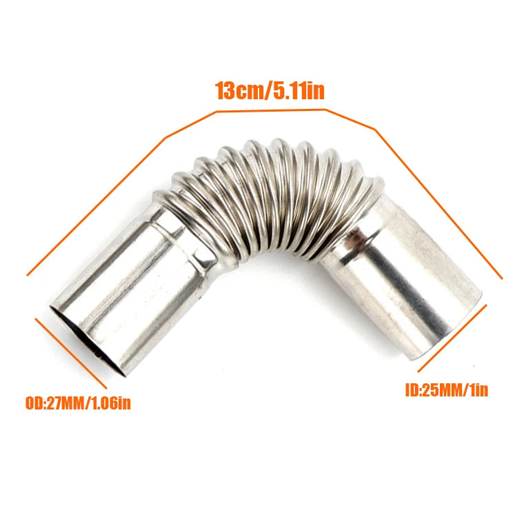 24mm 25mm 25mm&26mm Exhaust Pipe Tube Elbow Connector For Diesel Heater Car Camper Caravan Truck