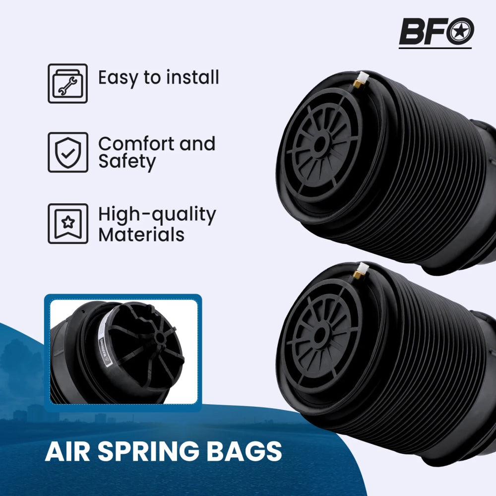2 Rear Air Spring Bags 2123204325 2123200725 For Mercedes-Benz CLS350 E250 E500