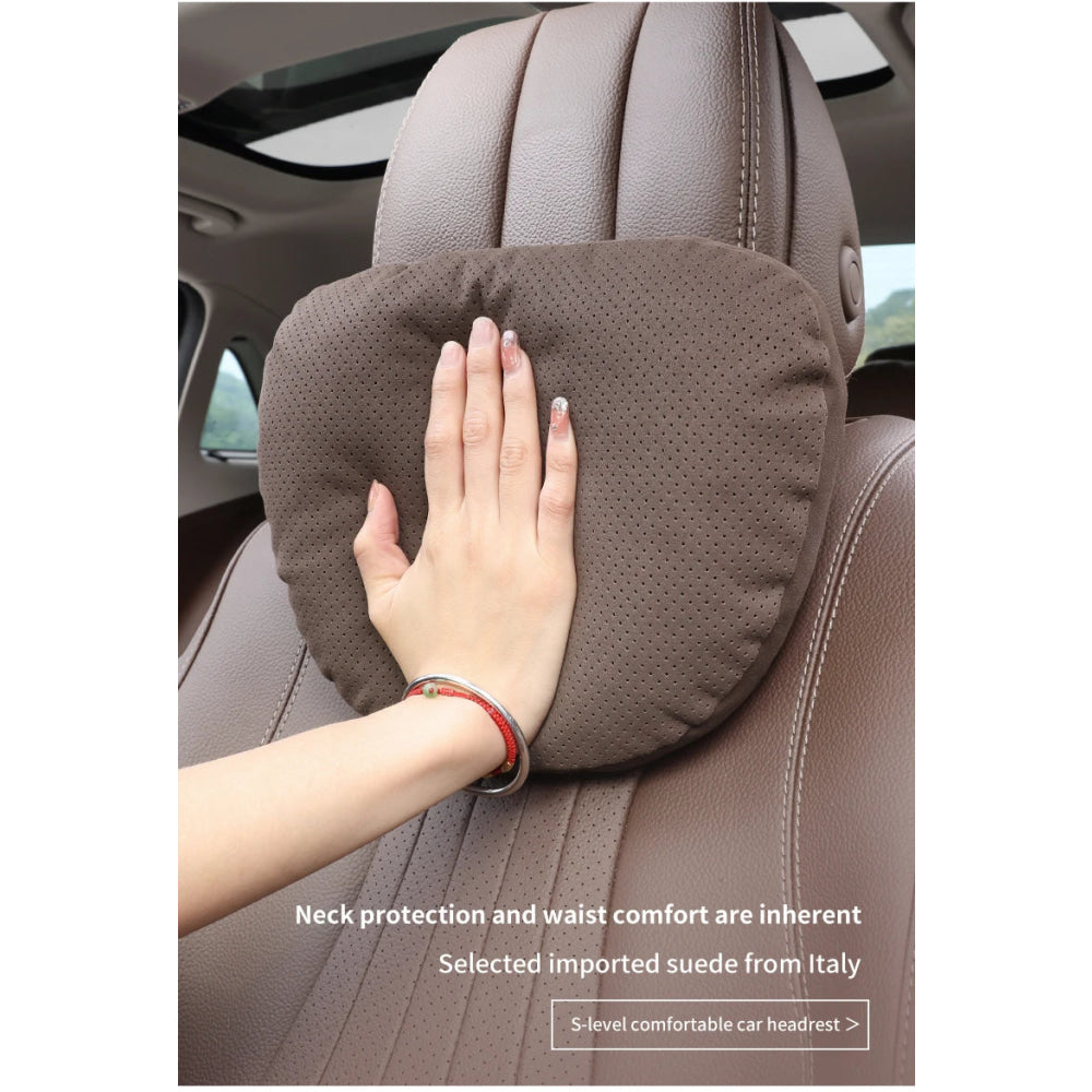 For Ford STline Focus Mondeo Explorer Edge Fiesta Fusion Kuga Escape Auto Headrest Neck Support Lumbar Cushion Soft Neck Pillow