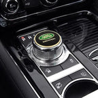 Shift Knob Decoration Metal Cover Car Console Button Sticker For Land Rover Discovery 2 3 4 Range Rover Freelander SV SVR Velar
