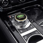 Shift Knob Decoration Metal Cover Car Console Button Sticker For Land Rover Discovery 2 3 4 Range Rover Freelander SV SVR Velar