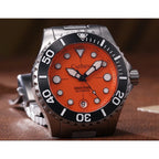 CADISEN AQUA DIVER New Brand Luxury Men Watches Automatic Watch Japan MIYOTA 8215 100M Waterproof Luminous Mechanical Wristwatch