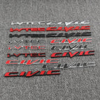 Car Emblem Decals VTEC IVTEC Metal Badge Sticker Accessories For Civic cb400 i-VTEC vfr800 cb750 Accord Odyssey CRV Pilot FIT