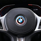 Auto Steering Wheel Center Aluminum Alloy Badge Logo Sticker Accessories For BMW G80 G06 G07 G42 G14 G15 G16 F82 F20 F21 F83 M2