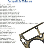 12589226 12498544 12565390 12573949 98544 Cylinder Head Gaskets Set 12589226 1Set For Chevy GMC LS1/LS6 MLS 4.8L 5.3L 5.7L