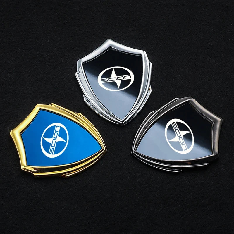 auto accessory 3D metal accsesories car stickers for Toyota scion XA XB XD IQ TC
