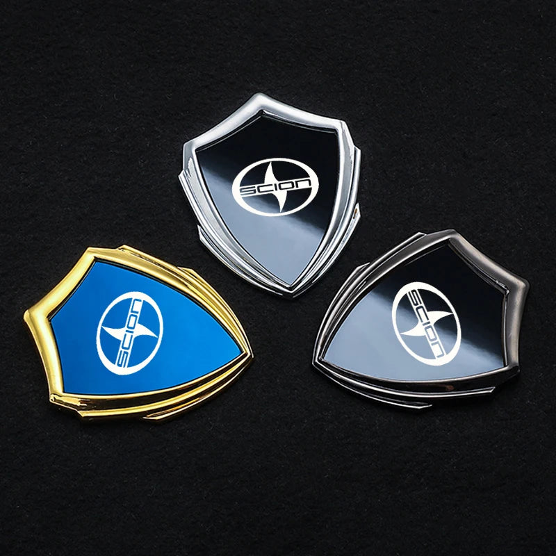 auto accessory 3D metal accsesories car stickers for Toyota scion XA XB XD IQ TC