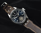 HRUODLAND Pilot Watch for Men BGW-9 Luminous Mechanical Wristwatch 316L Stainless Steel Sapphire Glass 10ATM Waterproof F016