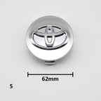 4pcs 57mm/62mm Car Tyre Wheel Center Hub Cap Badge Logo Rim Emblem For Toyota Corolla Camry Yaris CHR Rav4 Auris Verso Avalon