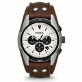 Fossil CH2890 Coachman Chronograph Men's Watch Military Brown Leather Strap Sport Waterproof Quartz Wristwatch Relogio Masculino