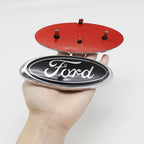 For Focus Ranger Mustang Kuga Mondeo Fiesta Explorer Transit Accessories Ford ABS 14.5cm Car Front Hood Emblem ABS Badge Cover