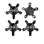 For Audi 4pcs135mm Car Styling AUDI Wheel Center Cap Hub Covers Badge For Audi A3 A4 A5 A6 A7 A8 S4 Auto Exterior Accessories