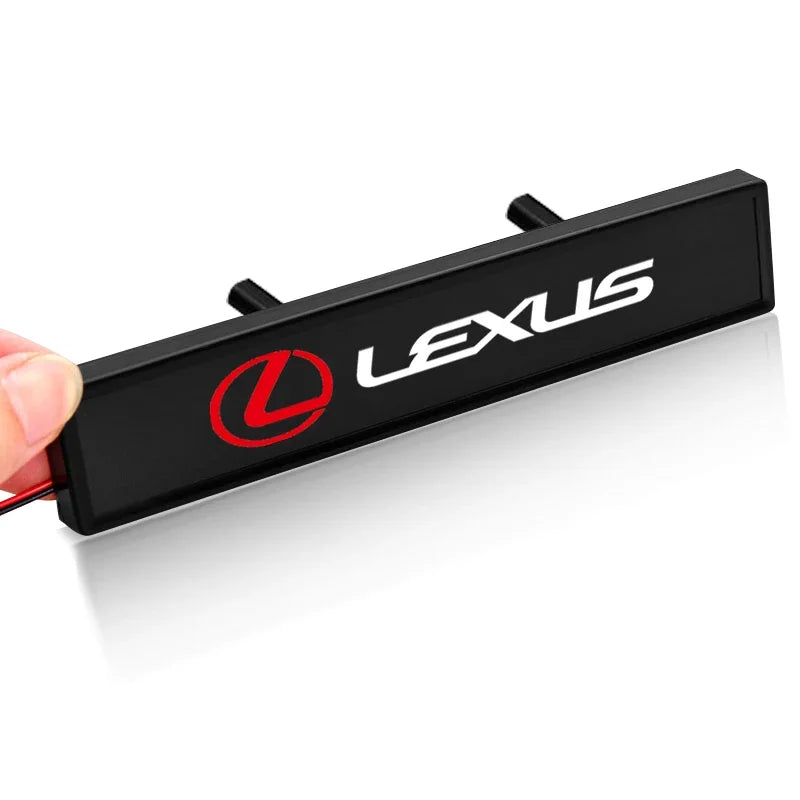 Car Head Grill Emblem LED Light Front Grille Badge Sticker For Lexus IS250 IS200 CT200h GS300 LS430 RX450h LX570 IS300 ES RX