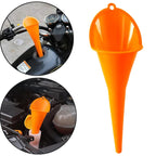 Embudo de vástago largo para coche, herramientas de llenado de combustible y aceite de gasolina, embudo de aceite de plástico antisalpicaduras, embudos de repostaje para motocicleta y coche, accesorios