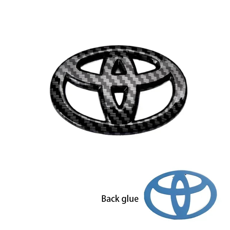 For Toyota RAV4 Camry Corolla Levin Yaris Reiz Vios Highlander CHR prius aygo hrv ABS Car front grille trunk suitcase Logo