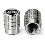 4Pcs Car Emblem Valve Cap Wheel Valves Dust Cover Tire Accessories For Jeep Wrangler Renegade Compass Gladiator Cherokee JL JK