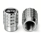 4Pcs Car Emblem Valve Cap Wheel Valves Dust Cover Tire Accessories For Jeep Wrangler Renegade Compass Gladiator Cherokee JL JK