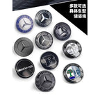 1PC 56mm Car Hood Emblem Badge Bonnet Emblem Cover For Mercedes Benz Brabus AMG W124 W163 W202 W203 W204 W210 W211 W205 Sticker