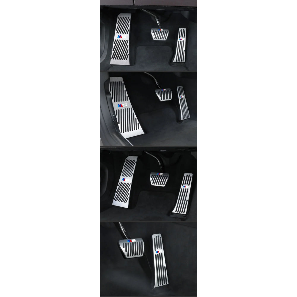 Bmw Foot Pedal Covers, Stainless Steel Rubber Anti-slip Pedals Are Suitable for BMW 3 Series BMW 5 Series X3 X5 From 2003 To 20