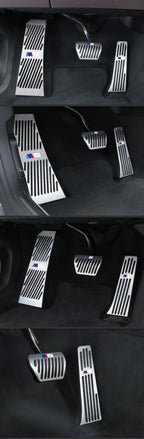 Bmw Foot Pedal Covers, Stainless Steel Rubber Anti-slip Pedals Are Suitable for BMW 3 Series BMW 5 Series X3 X5 From 2003 To 20