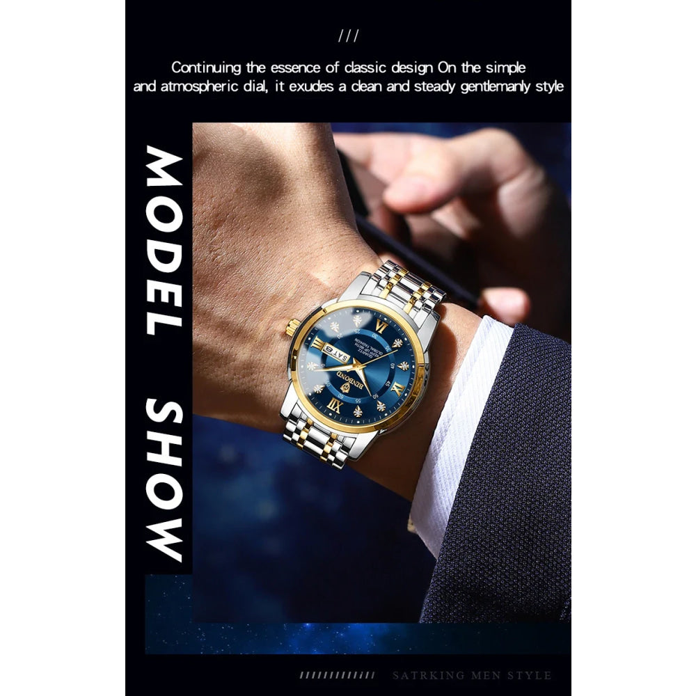 BINBOND Top Brand Luxury Fashion Watch Men 3ATM Waterproof Date Clock Sport Watches Mens Quartz Wristwatch Relogio Masculino