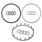 Car Logo Steering Wheel Frame Trim Replacement Cover For AUDI A6L 2016-2018  Q5 Q3 2013-2018 Q7 A7 2011-2016 A3 A4L A5 2014-2016