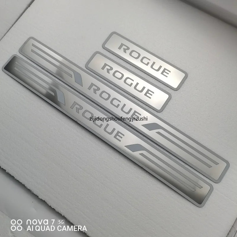 For Nissan ROGUE 2014 2015 2016 2017 2018 2019 2020 2021 Stainless Steel Door Sill Scuff Plate Welcome pedal Car Accessories