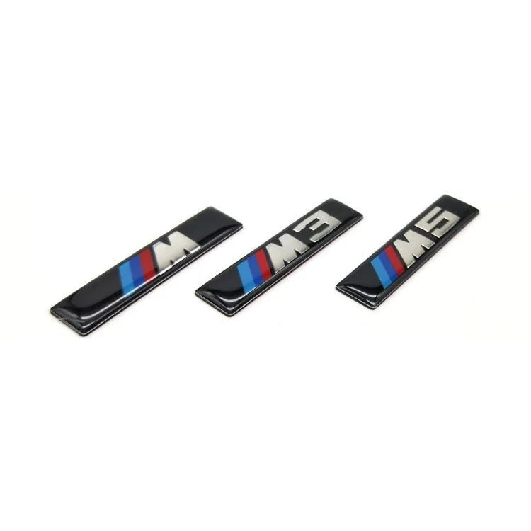 Metal Car Door Side Label Stickers for BMW M Power Performance M3 M5 Personalized Modification Stickers Auto Accessories