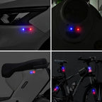 Mini luz LED de advertencia de energía Solar para coche, alarma simulada de seguridad nocturna, lámpara de precaución antirrobo inalámbrica, lámpara de alarma simulada intermitente