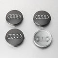 4PCS For Audi Sline TT A1 A2 A3 A4 A5 A6 A7 A8 8P B6 B7 B8 C5 C6 C7 Car Original Wheel Center Cap Hub Covers Badge Decal Sticker