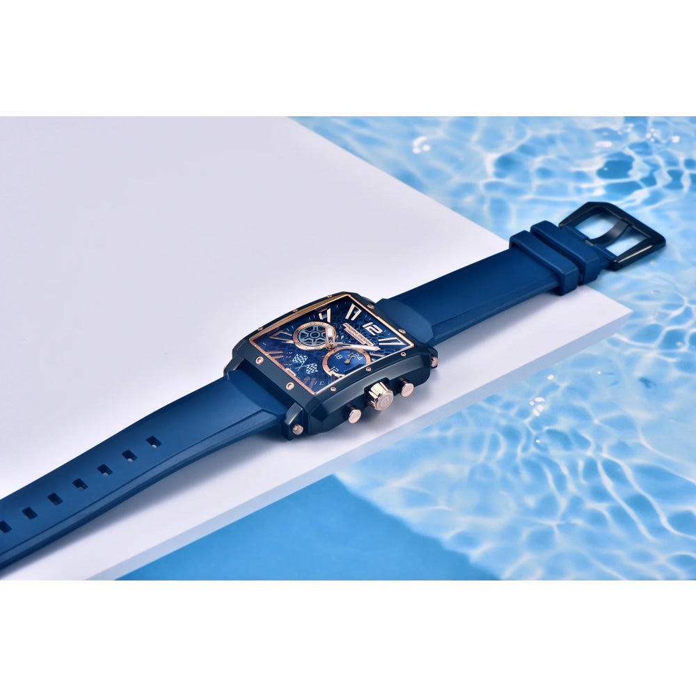 2026 New Pagani Design PD1725 Men Square Quartz Watch Chronograph 42MM Sapphire Glass Waterproof Racing Sports Silicone reloj
