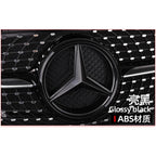 Grid LED light Front Grilled Embelm badge For W204 W205 W213 W253 C-Class E-Class GLC C E 180 200 250 300 350 43 63 4MATIC