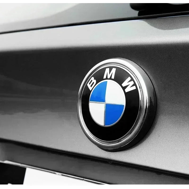 1pcs 78mm 51141970248 Car Emblem Reartrunk Logo Badge Styling Accessories for BMW E66 E53 X5 E46 E39 E38 E90 E60 E36 F30 F20 F10