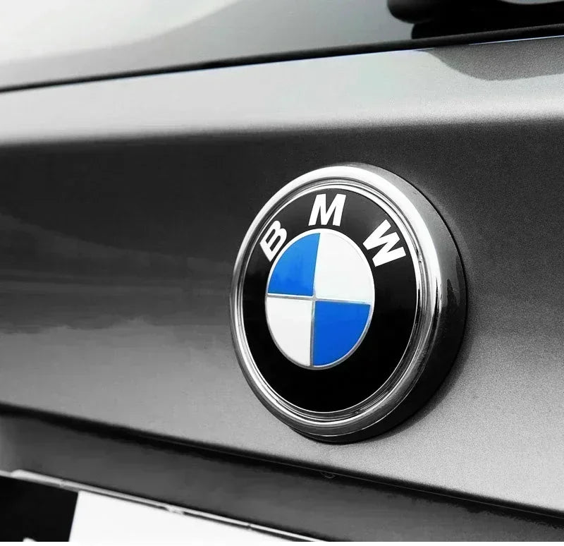 1pcs 78mm 51141970248 Car Emblem Reartrunk Logo Badge Styling Accessories for BMW E66 E53 X5 E46 E39 E38 E90 E60 E36 F30 F20 F10