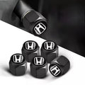 4PCS Car Wheel Tire Valve Cap Tyre Stem Cover For Honda Civic Accord Fit CRV Jazz Odyssey Prelude Insight Legend Stream HRV Pass