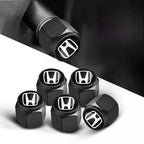4PCS Car Wheel Tire Valve Cap Tyre Stem Cover For Honda Civic Accord Fit CRV Jazz Odyssey Prelude Insight Legend Stream HRV Pass