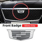 ABS Car Front Grille Rear Trunk Logo Emblem Sticker For Cadillac CT4 CT5 CT6 XT4 XT5 XT6 ATS XTS Replacement Badge Decoration