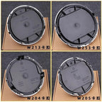 Car Front Grille Emblem Star Badge  Logo Chrome black Silver 3D Mirror Mercedes Benz W205 W204 W253 W213 W206 W166 gle VVVglc