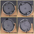 Car Front Grille Emblem Star Badge  Logo Chrome black Silver 3D Mirror Mercedes Benz W205 W204 W253 W213 W206 W166 gle VVVglc