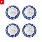 56mm 60mm 65mm 75mm Car Wheel Center Hub Caps Cover Rim Exterior Sticker For Mercedes Benz A B C E Class GLC GLK GLE GLA CLA GLB
